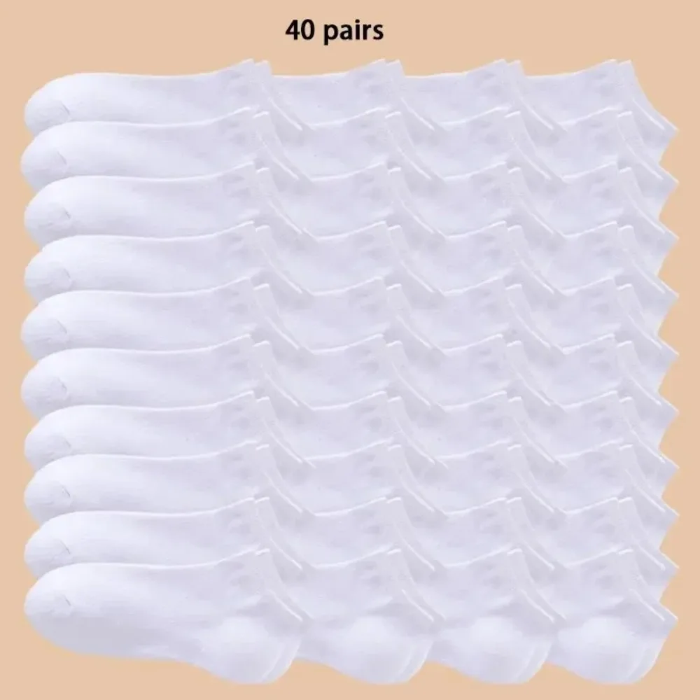 40 Pairs White