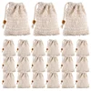 100/50//20/10Pcs Shower Bath Sisal Soap Bag Natural Sisal Soap Bag Exfoliating Soap Saver Pouch Holder for Bath & Shower Use 1