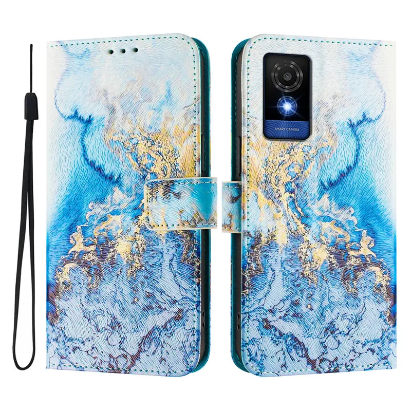 Elegant Leather Flip Cover Wallet with Magnetic Flower Bear Design Phone Case