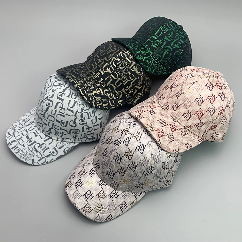 Streetwear Kpop Letter Shining Men Women Baseball Hats Cotton Breathable Skateboard West Coast Cool Fashion Sport Hip Hop Caps