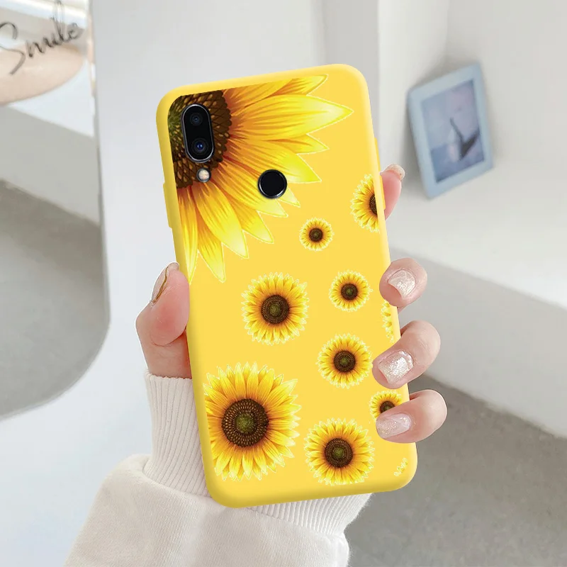 For Meizu note 9 Protective Shell Silicone Soft Shell Phone Case Candy Color Case Fashion Silicone Color Chrysanthemum meizu phone case with stones lock Cases For Meizu