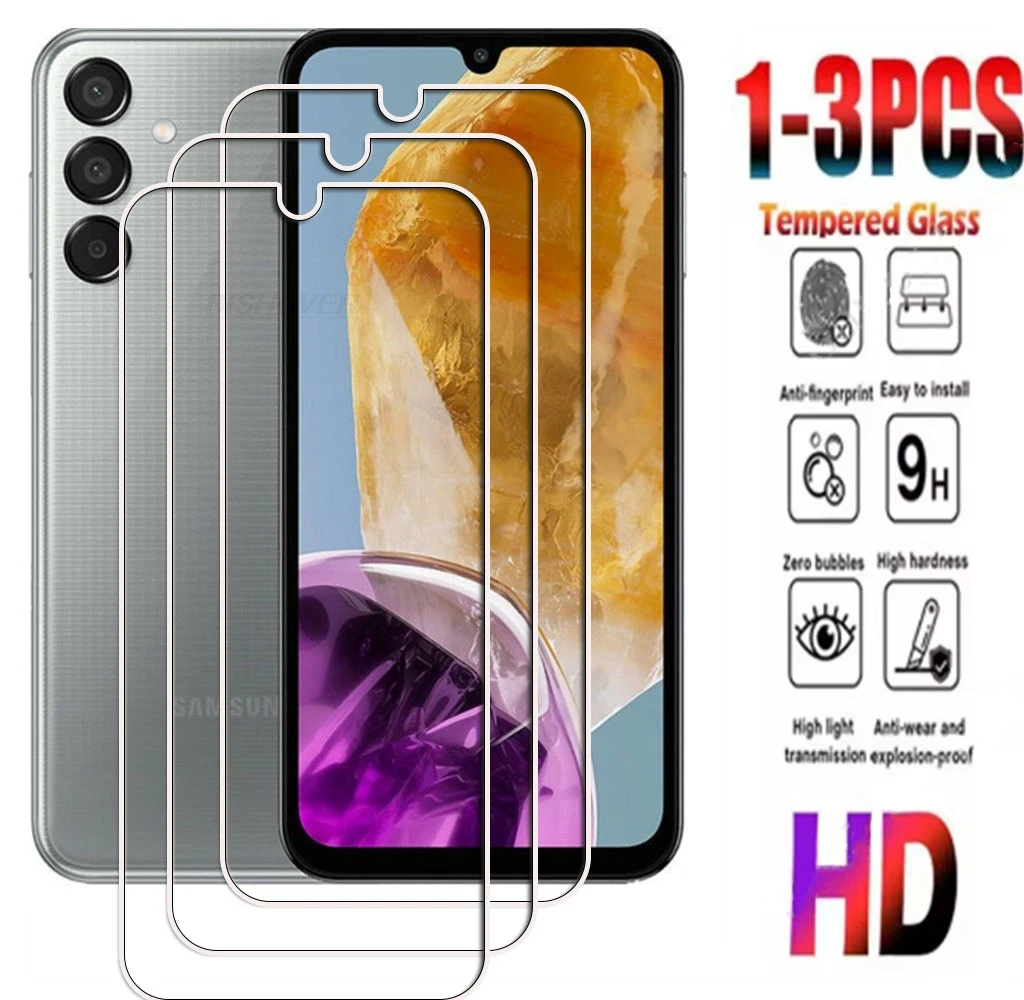 1-3 Stück 9H gehärtetes Glas für Samsung Galaxy A Quantum 6 5 4 3 2 Buddy 3 2 Jean2 Jump 2 3 Wide 8 7 6 5 Displayschutzfolie
