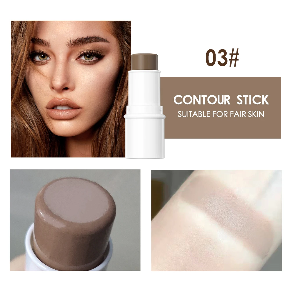 Face Bronzer Stick Cream Rouge Tint Contouring Makeup Cosmetic Highlighter 7.2g for Women
