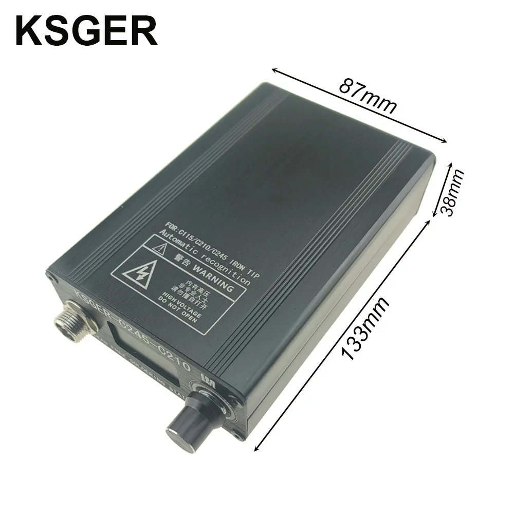 KSGER C245 C210 Soldering Station For JBC Iron Tips Phone Repair Welding Tools Lead-free 180W 3s Heat Sleep Holder AC110-240V 2