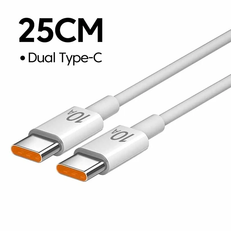 40W Dual Port Type C PD Fast Charger with USB-C to USB-C Cable
