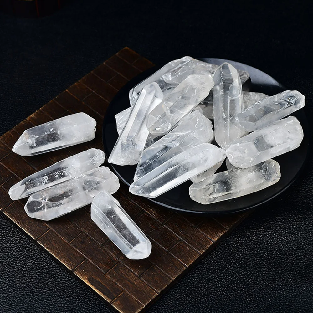 Natural Clear Quartz Crystal Points Healing Crystals Bulk for Jewelry Making and Healing Projects Home Decoration 4