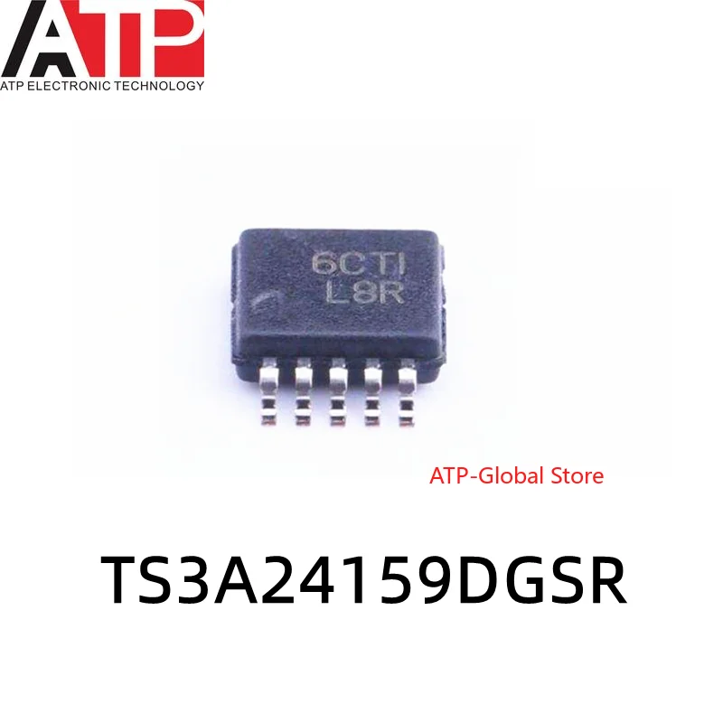 

10PCS TS3A24159DGSR MSOP-10 L8R TS3A24159 Original inventory of integrated chip ICs