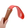 Leather Riding Crop Horse Whip Leather Paddle With Anti-Slip Wooden Handle Riding Crop For Horses Outdoor Lash Supplies 3