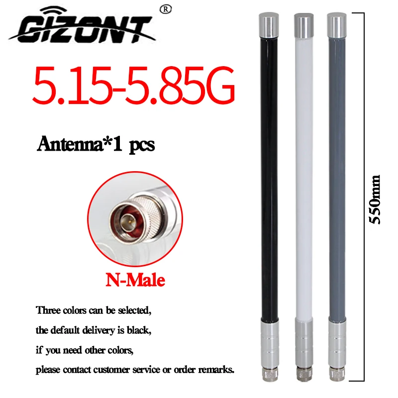 2.4G/5.8G 듀얼 밴드 라우터 AP 기지국 5G 모듈 고 이득 유리 섬유 안테나, 향상된 신호 N 남성 와이파이 야외 방수