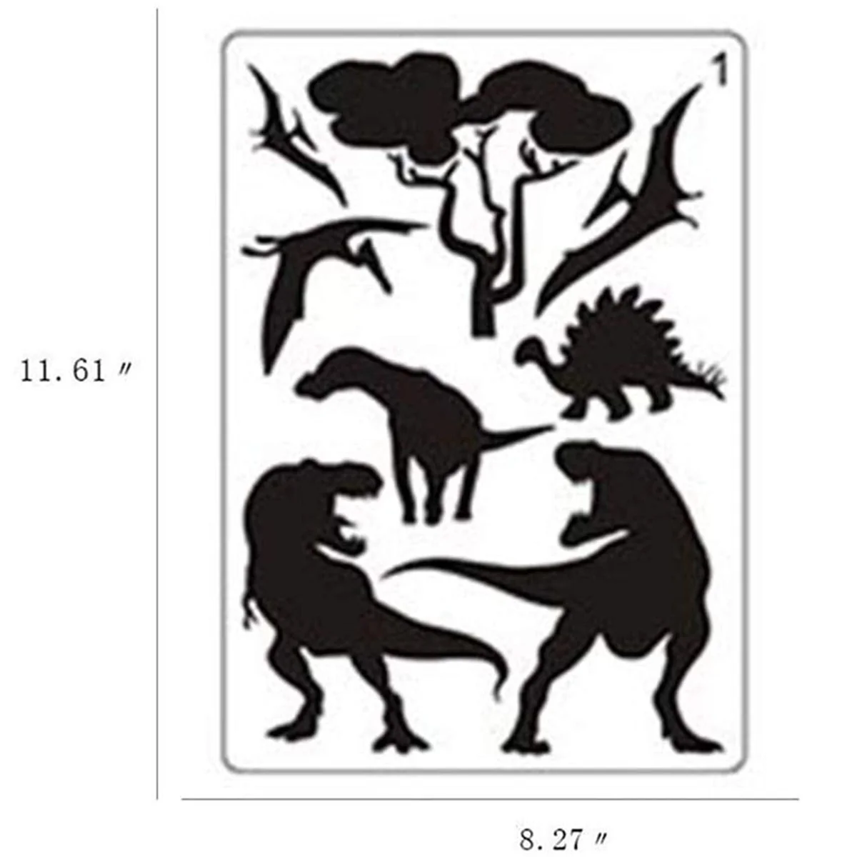 BAAU 24Pcs Mandala Painting Templates Perfect Animal Drawing Stencils Hollow Board for DIY Painting Art