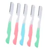 1pcs Random Color Eyebrow Trimmer Foldable Facial Hair Remover Razor Shaver Women Makeup Eye Brow Shaper Blades Beauty Tools 3