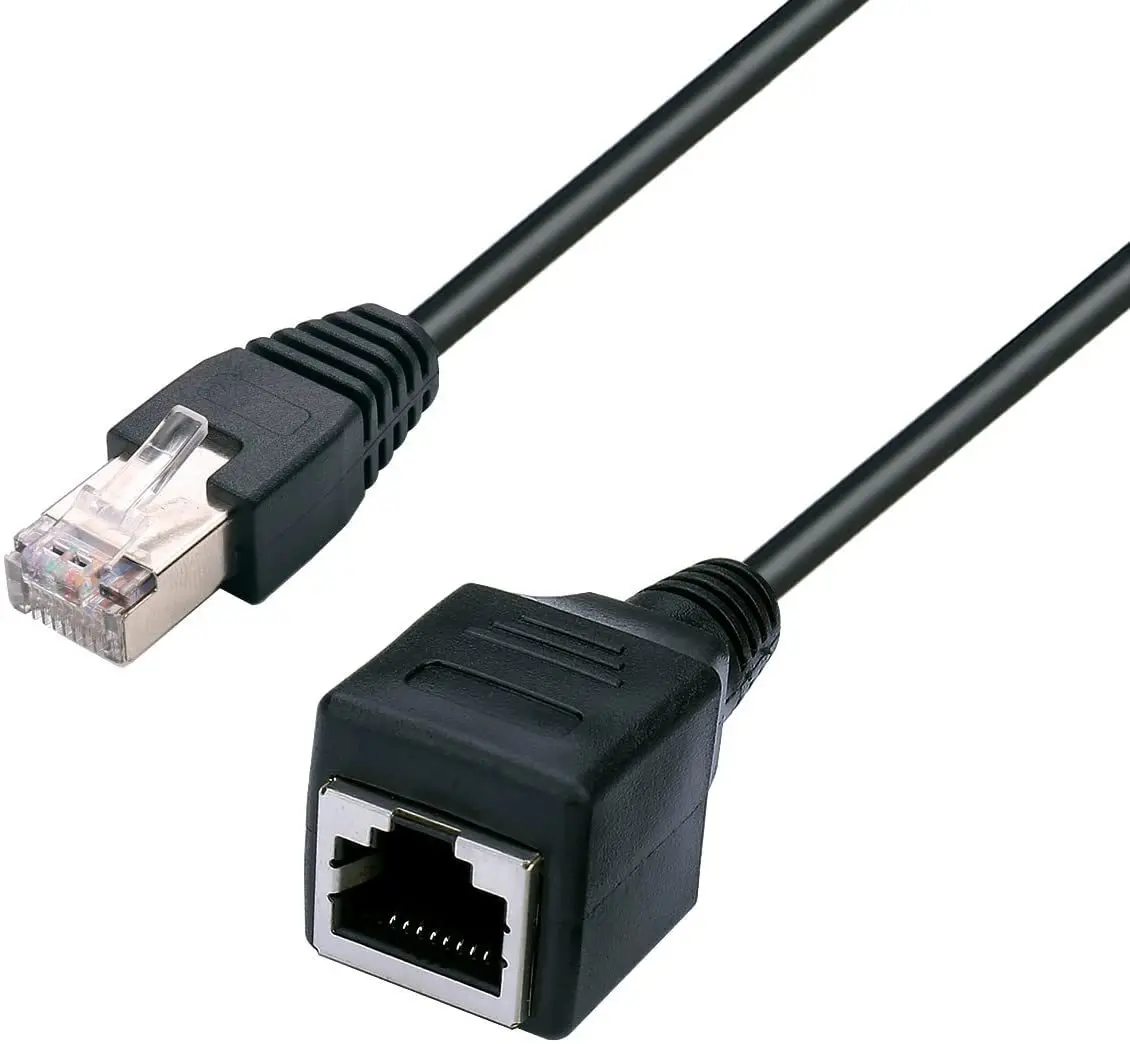 RJ45 남성-여성 네트워크 케이블 확장 커넥터 순수 구리 코어 네트워크 커넥터 광대역 네트워크 케이블 확장기