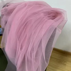 Elegant Yellow Soft Tulle Fabric for Weddings and Formal Events (Dusty Rose)