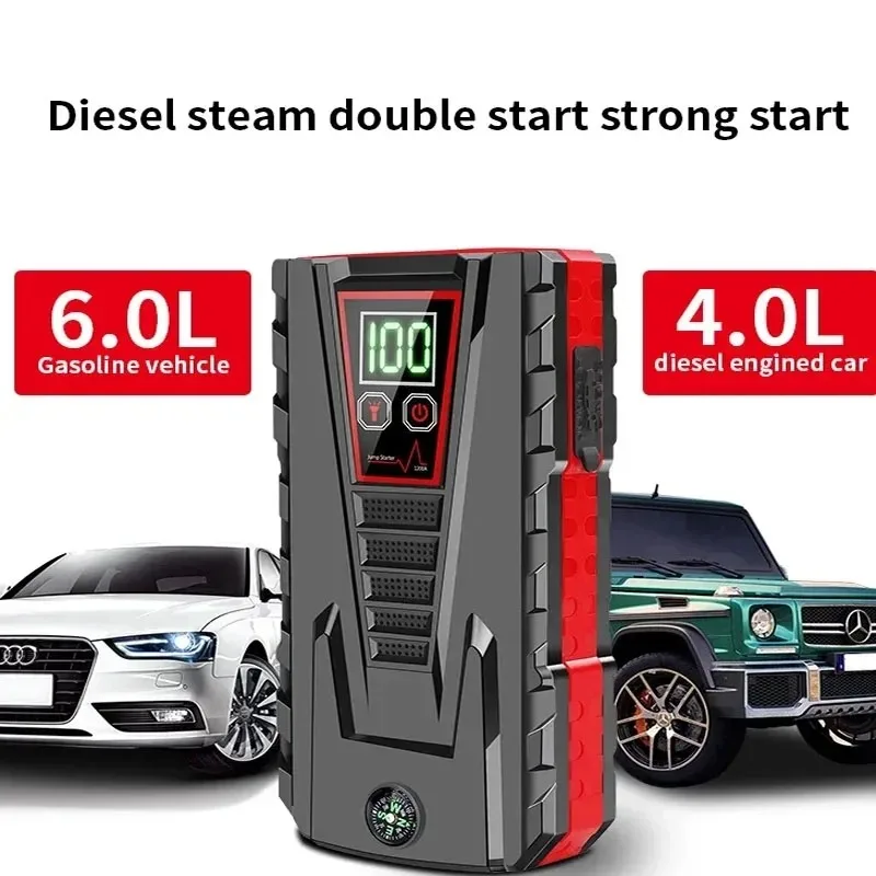 2025 Nuovo avviamento di emergenza per auto 99800mAh 5000A | 12V per Benzina/Diesel | Power Bank/Protezione intelligente - immagine 3
