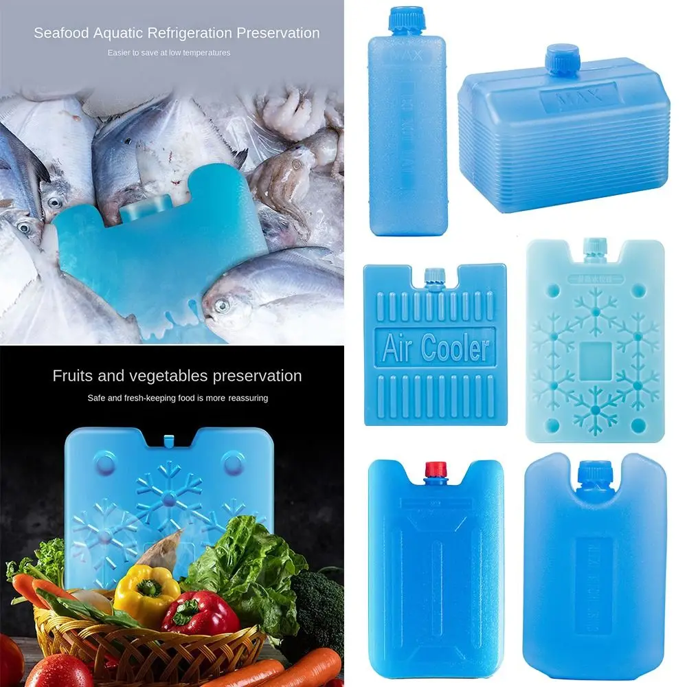 1/2/3PCS PE Ice Box Durable Reusable Keep Fresh Refrigerated Shipping Cooling Box Refrigeration Picnic Cooler