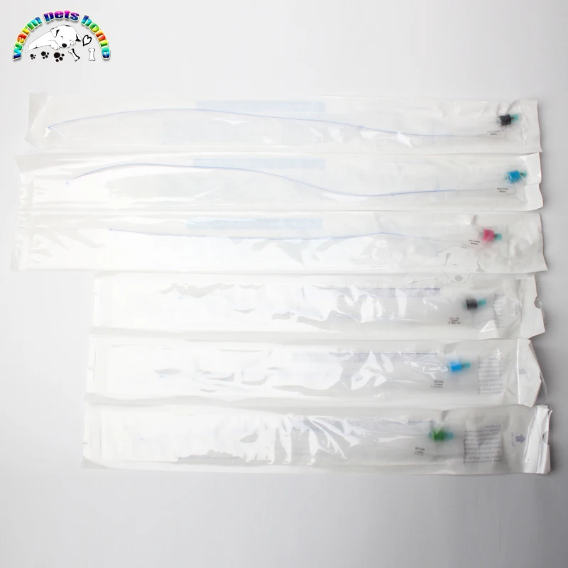 Silicone 2-Way Foley Catheter 12pcs With Cuff Urinary Catheters for Human Animal Dog Veterinary