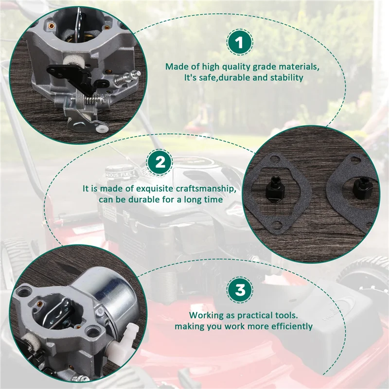 N60R-기화기 Briggs & Stratton 용 전문 오버 헤드 캠 엔진 기화기 699831 694941 잔디 깎는 기계 트랙터 Carb 499158