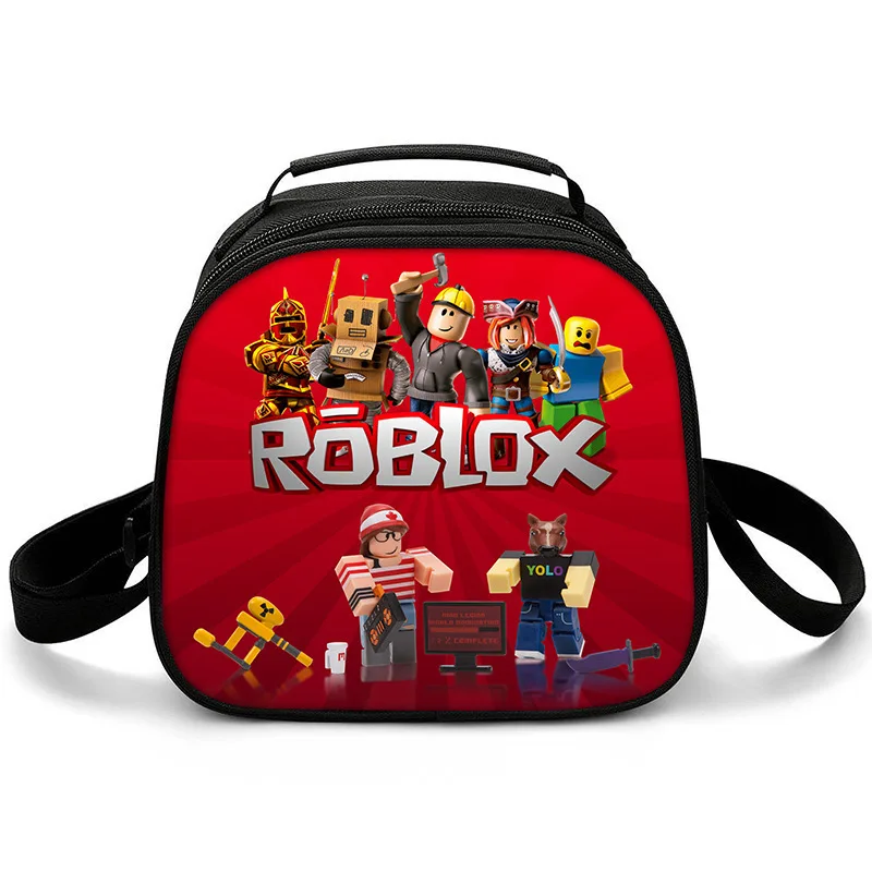 Saco De Almoço Roblox Portátil Para Estudantes Do Ensino Fundamental, Saco  De Piquenique, Saco De Gelo Redondo, Ombro De Impressão, Saco De Refeição  Dos Desenhos Animados - AliExpress