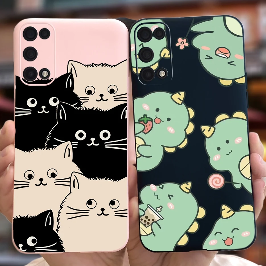 Cute Cartoon Painted Soft Silicone Phone Case - Durable Protective Cover