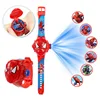 Disney Mickey Kids Watches for Girls 3D Projection Frozen Elsa Minnie Digital Children Clock School Gift relogio infantil 5