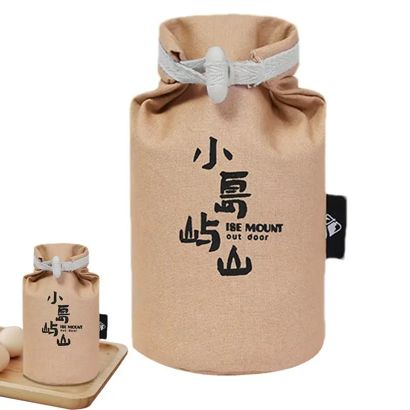 Camping Rice Bag 680ml Containers Outdoor Decor Rice Drawstring Bag Exquisite Anti Slip And Convenient For Rice Dried Fruits