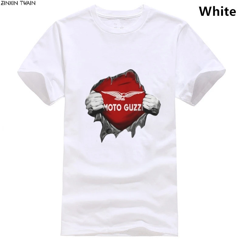 Maglietta Da Uomo Divertente Maglietta Novità Donna Moto Guzzi Moto Guzzi