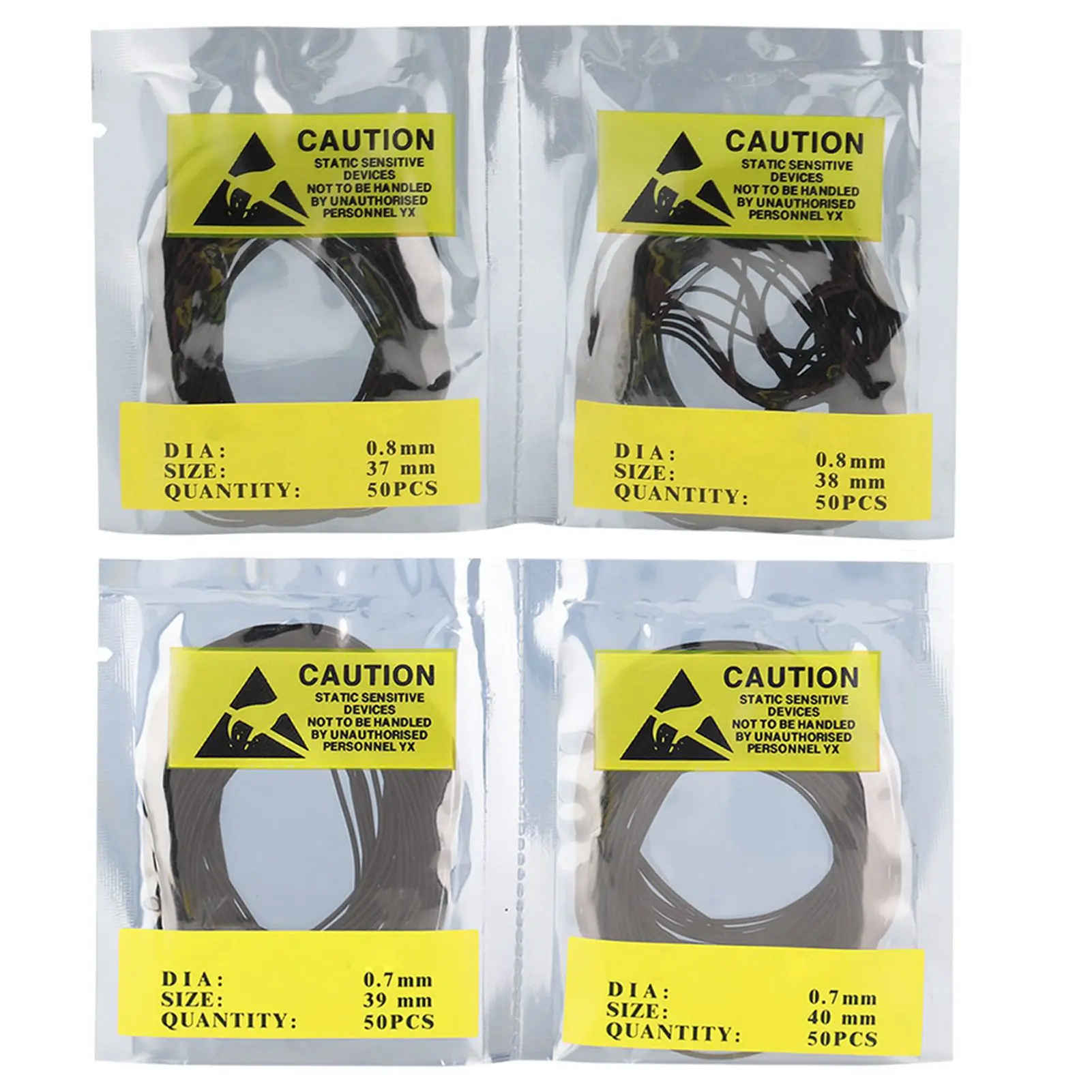 500-Piece O-Ring Watch Gasket Set – Durable Rubber Seals