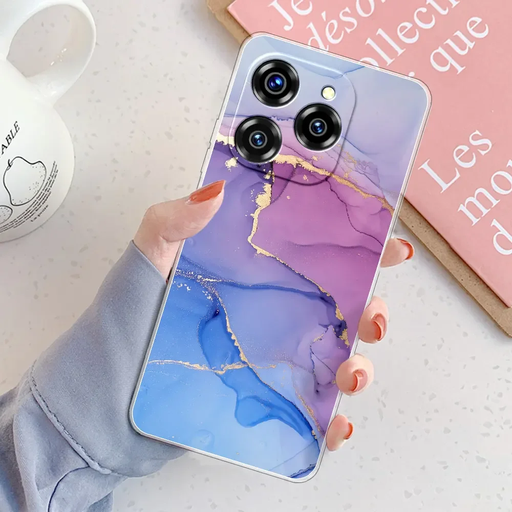 Clear Shockproof Silicone Phone Case - Fashionable Soft TPU Back Cover