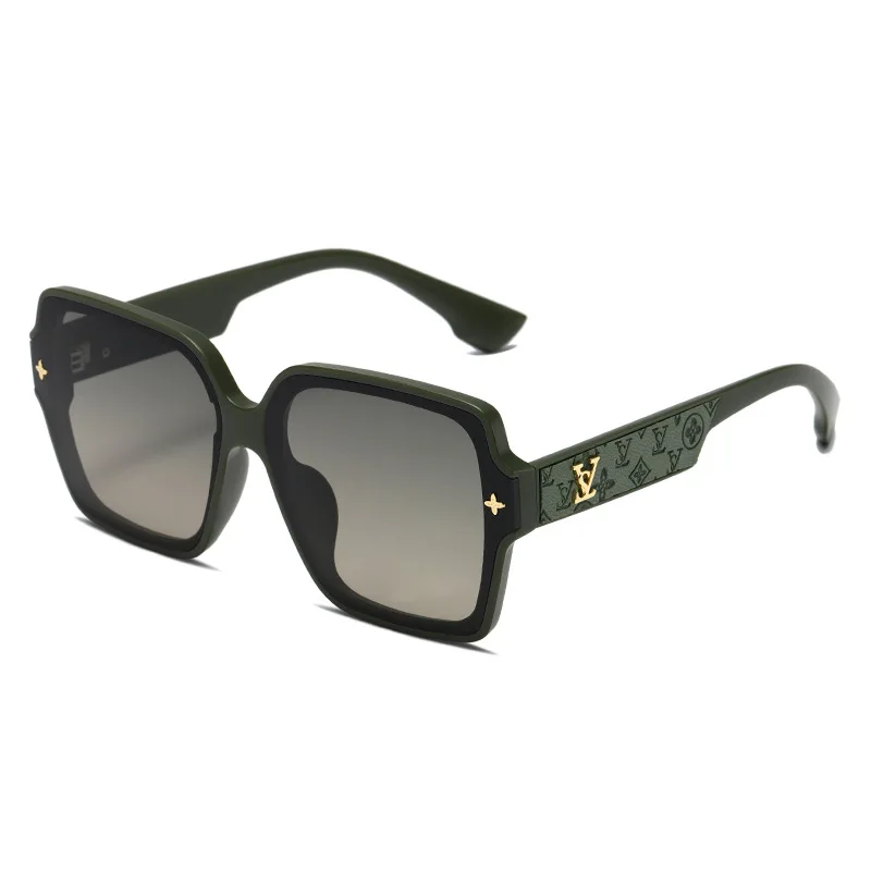 Polarized Sunglasses Retro Sunglasses Fashion Box Women's Luxury Personalized Sunglasses Outdoor UV Protection UV400 Large Frame Driving Glasses