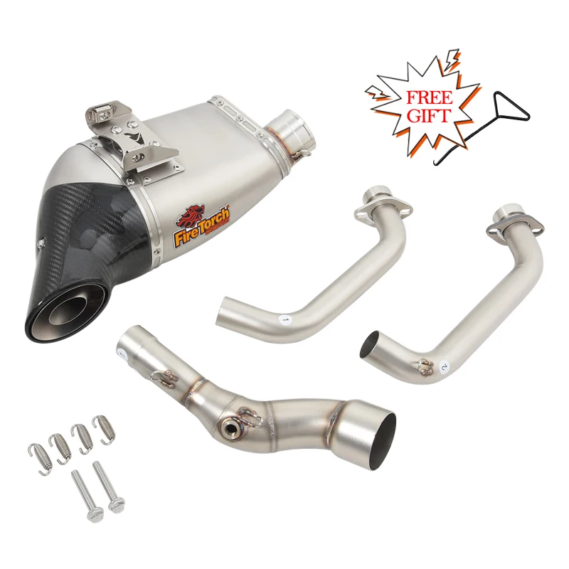 Slip On For KAWASAKI Versys 650 Versys650 2017 - 2022 2023 Full System Motorcycle Exhaust Escape Moto Modify Muffler DB Killer - Image 2