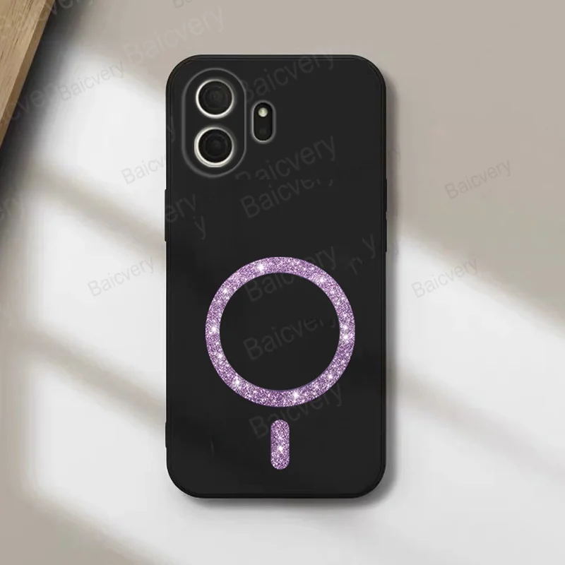 Soft Protective Black Cover with Magnetic Sticker