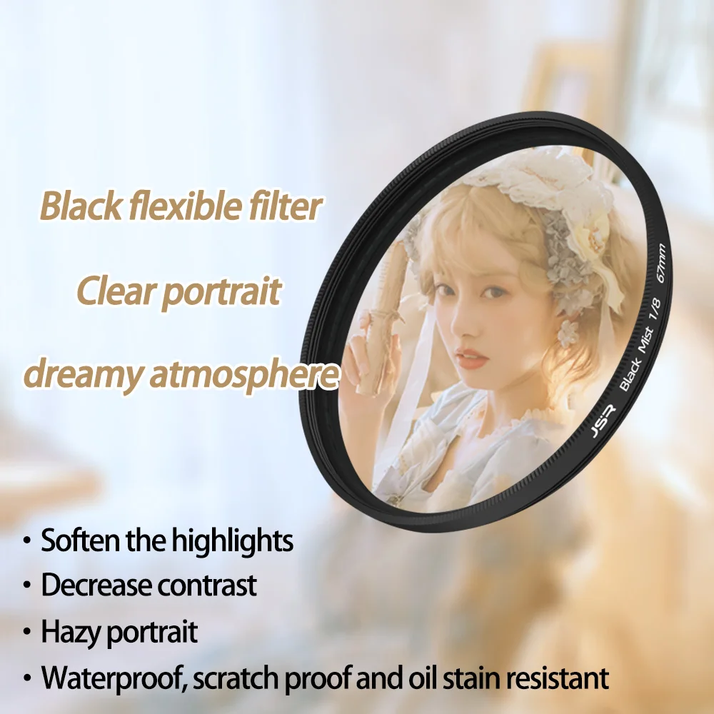 Camera Lens Filter Photography Filter Universal Soft Mist Pro Filter Diffusion DSLR 37/39/40.5/49/52/55/58/62/67/72/77/82mm