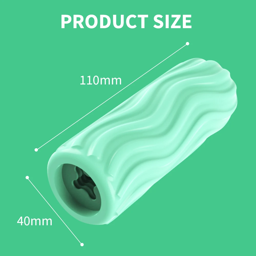 Portable Male Masturbation Cup for Men Safe Soft Fidget Toys Orgasm Male Masturbator Sex Toy Realistic Vagina Adult Goods