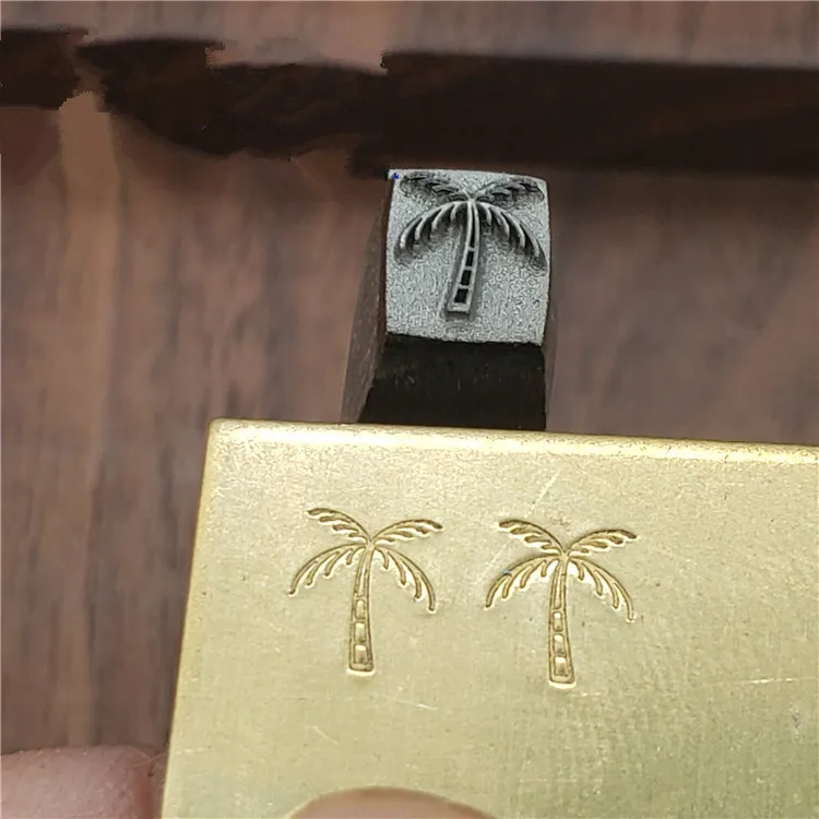 Custom Logo Metal Stamping Tool for Jewelry Puncher Personalized Alphabet DIY Handmade Mark Logo Silver Gold Handstamped