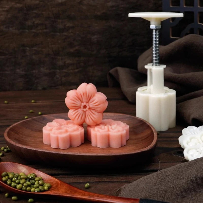 

Пластиковые формы для лунного пирога H7EA, форма гибискуса, сделай сам, штампы для лунного пирога, формы для выпечки лунного