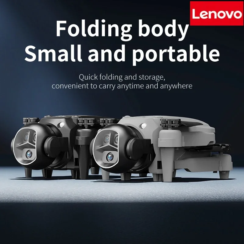 Lenovo E4 8K HD Drone med Dobbelt Kamera GPS og Forhindringsundgåelse