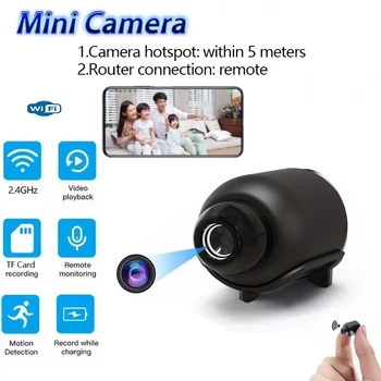 New X5 Mini Camera 1080P Clear Night Vision Lightweight Portable Premium Cams Motion Detection Wireless Surveillance Camera 1