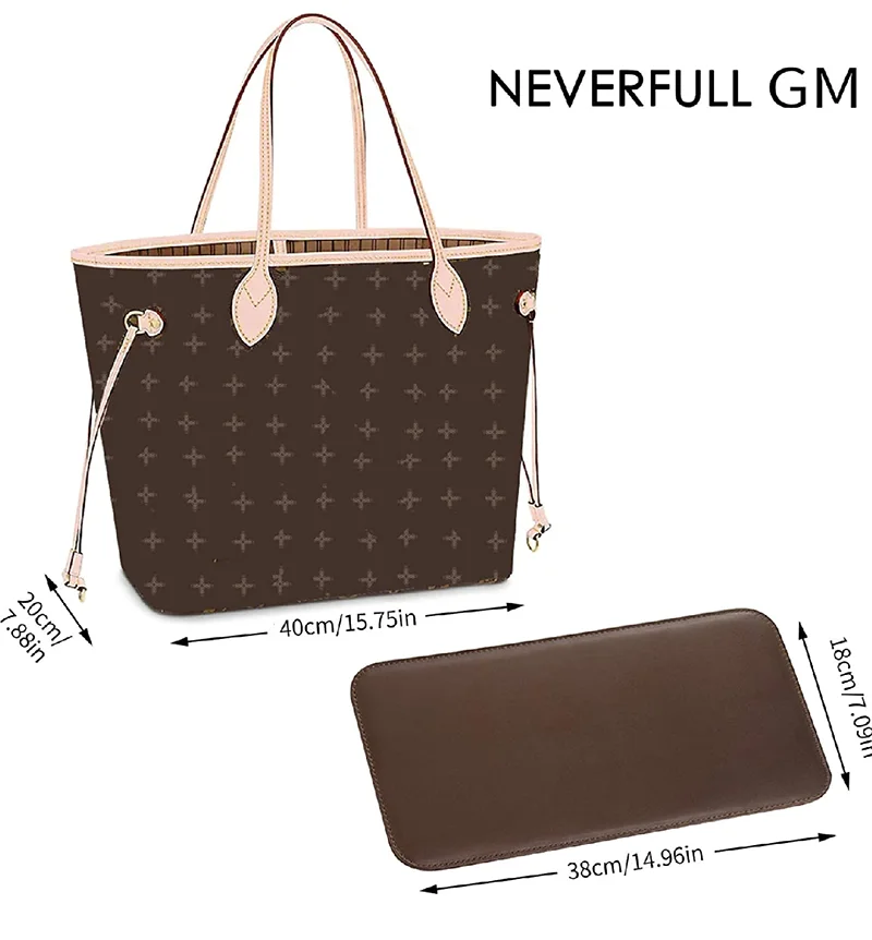 Handbag Base Shaper Fits for  Neverfull PM/MM/GM Speedy 25/30/35 Compatible Insert Organizer Luxury Bag Leather Shaper Holder