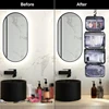 Waterproof Folding Handbag Large Hanging Hook Toiletry Bag Travel Makeup Cosmetic Razor Storage Organizer Case Bathroom Supplies 5