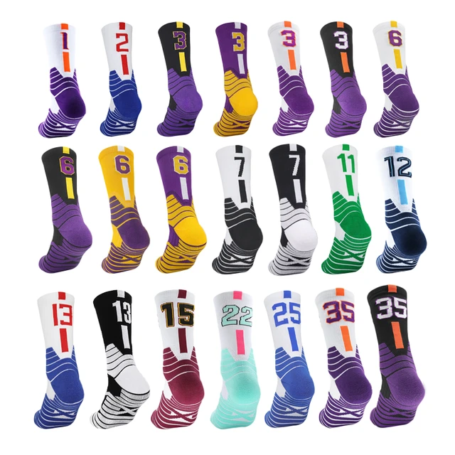 Calcetines de baloncesto profesionales hasta la rodilla, parte inferior de  toalla gruesa, transpirable, para correr al aire libre, ciclismo, hombres,  mujeres y niños - AliExpress