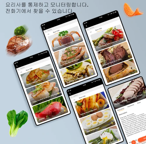 BioloMix 스테인리스 스틸 와이파이 수비드 쿠커, 5 세대, IPX7 방수, 열침수 서큘레이터, 스마트 앱 제어 4