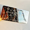 Festive Christmas Nails Stamping Plate Set Winter Snowflake Cartoon Gingerbread Sweater Image Print Template Manicure Mold Tools 6