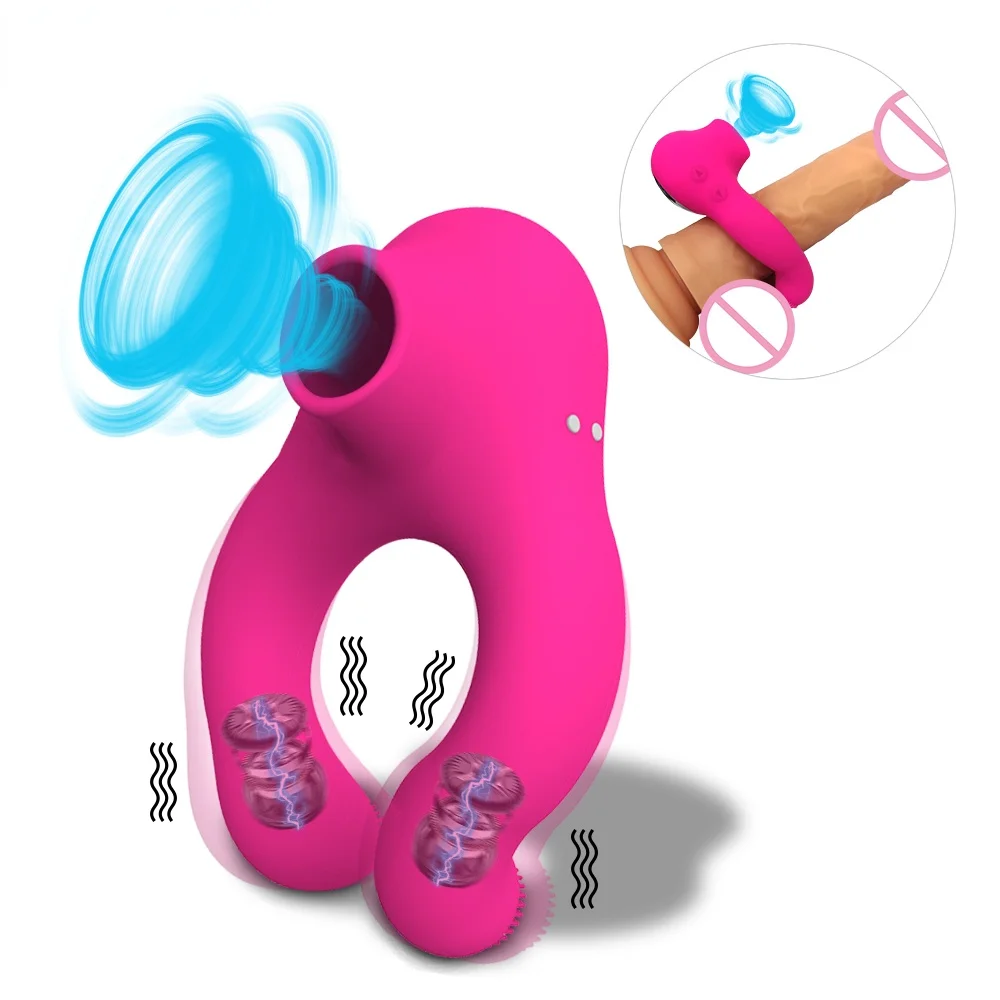 Male Massager And Dick Enlarger With Clitoral Stimulator Ring_voghion.com