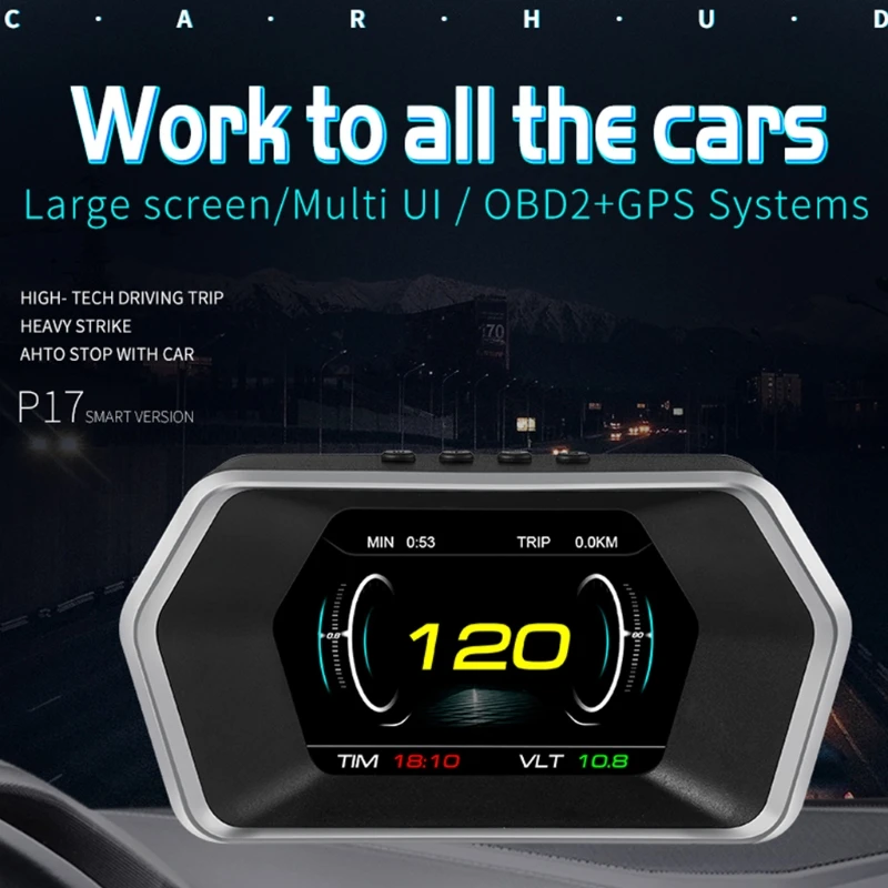     LCD ÷ OBD GPS ڵ HUD  