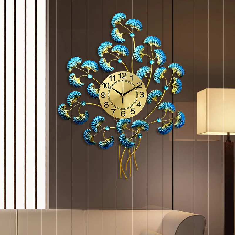 Unique Design Wall Clocks Flower Vintage Numbers Creative Wall Clock