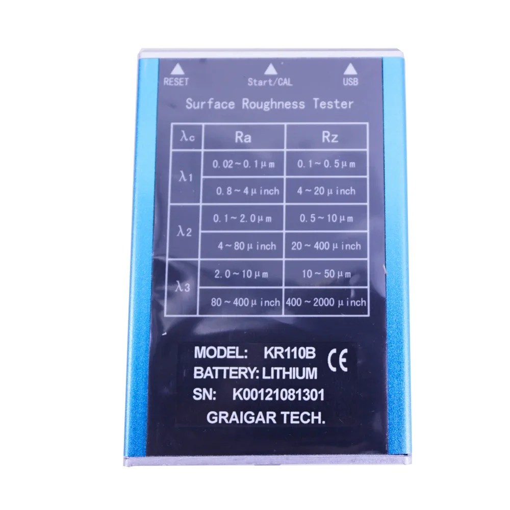 KR110B Digital Surface Roughness Tester Ra, Rz, Rq, Rt ( NDT110B) Stroke Length