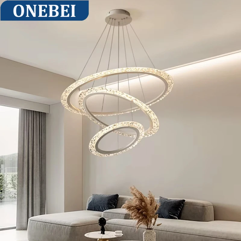 Nordic Light Luxury LED Chandelier For Living Room Dining Room