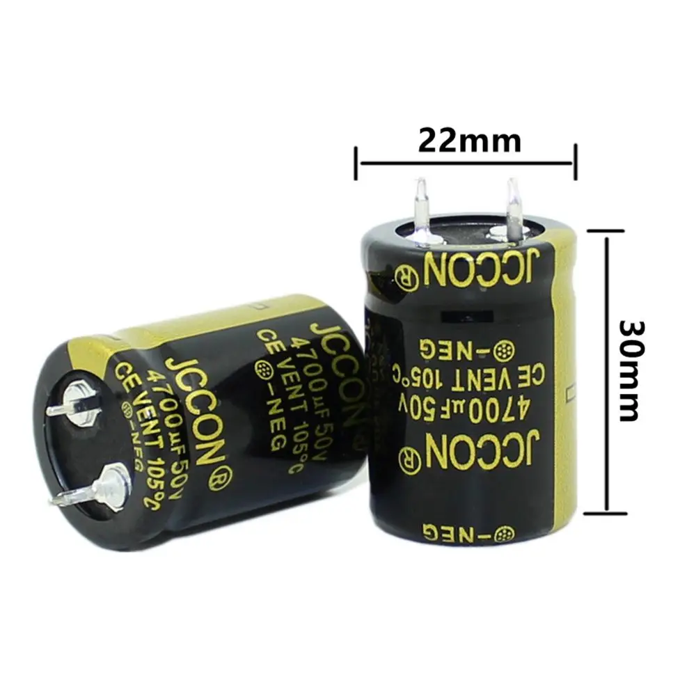 1PCS JCCON 50V4700uf 50v6800uf 50v10000uf 50v15000uf 50v22000uf Audio Electrolytic Capacitor 22x30 25x40 30x50 35x50mm