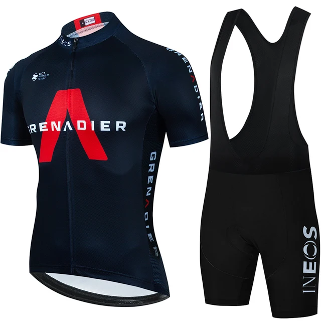2024 INEOS Grenadier Cycling Jersey Set Men Cycling Clothing Road Bike Shirts Suit Bicycle Bib Shorts MTB Ropa Ciclismo Maillot