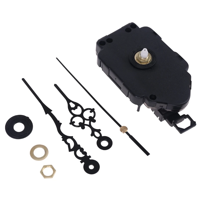 Silent Pendulum Type Clock Movement Mechanism with 3 Hands Motor DIY Replacement Repair